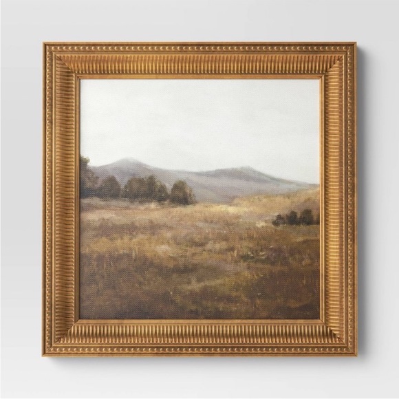 Threshold Other - THRESHOLD NEW prairie land framed canvas board -12x12